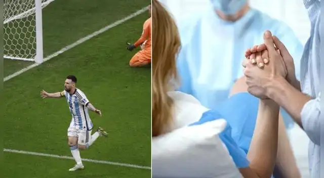 La mujer estaba en labor de parto cuando Argentina se enfrentaba ante Croacia por la Copa del Mundo. La mujer estaba en labor de parto cuando Argentina se enfrentaba ante Croacia por la Copa del Mundo.