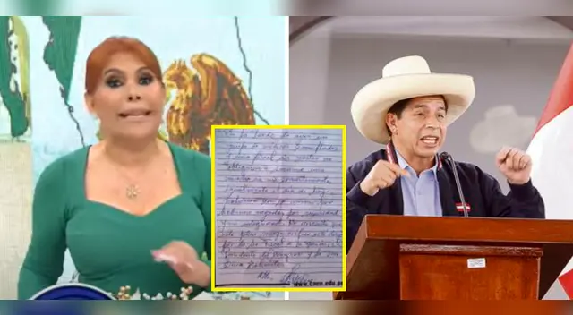 Magaly Medina habla sobre cartas de Pedro Castillo. Magaly Medina habla sobre cartas de Pedro Castillo.