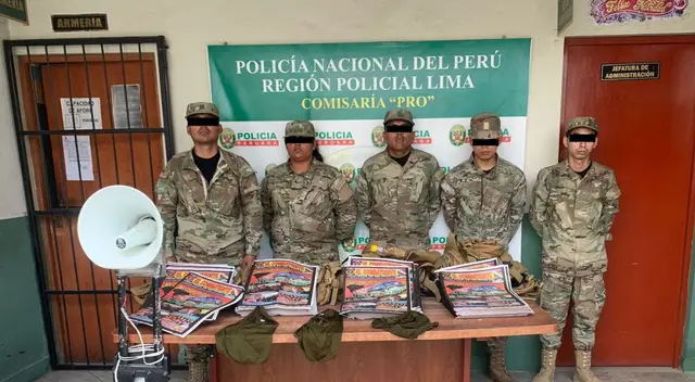 Los efectivos de la comisaría de Pro detuvieron a 5 sujetos que vestían la indumentaria de la institución, pero no pertenecían a ella. Los efectivos de la comisaría de Pro detuvieron a 5 sujetos que vestían la indumentaria de la institución, pero no pertenecían a ella.