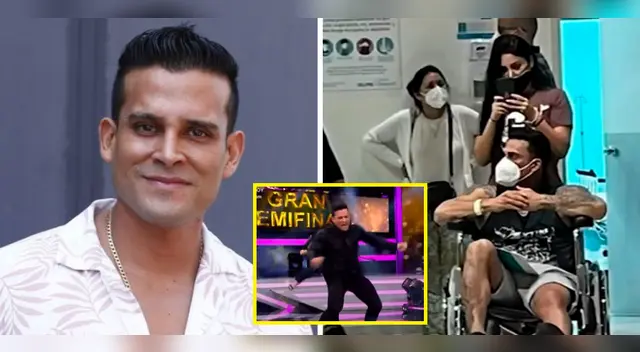 Christian Domínguez se desgarró por bailar el gusano. Christian Domínguez se desgarró por bailar el gusano.