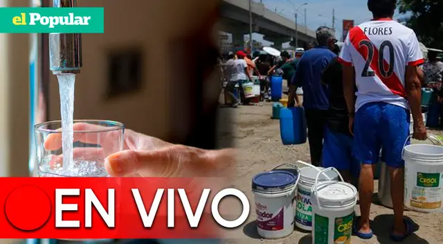 Mira los distritos afectados por corte de agua para hoy sábado 17 de diciembre.