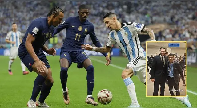 Claudio Pizarro y Teófilo Cubillas se encuentran en el estadio Lusail viendo la final de Qatar 2022.