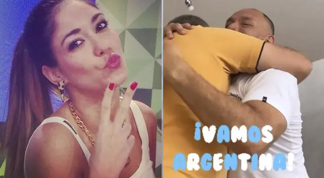 Tilsa Lozano se emocionó tras triunfo de Argentina.