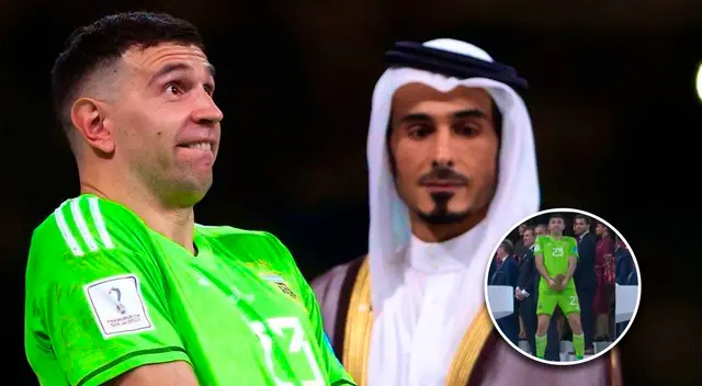 Emiliano Martínez volvió a realizar el gesto que quedó inmortalizado en la Copa América. Emiliano Martínez volvió a realizar el gesto que quedó inmortalizado en la Copa América.