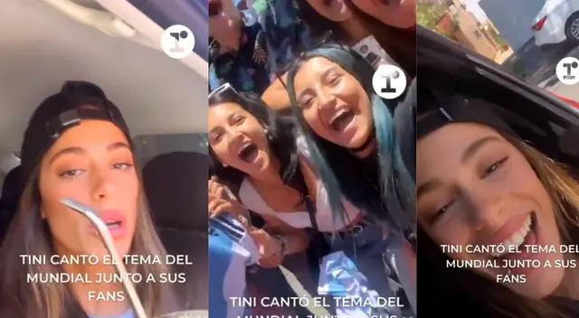 Tini Stoessel lo celebra