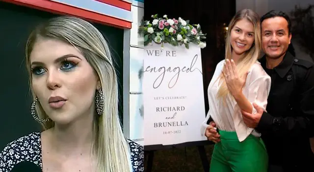 Brunella Horna revela que todavía no tiene fecha de matrimonio con Richard Acuña. Brunella Horna revela que todavía no tiene fecha de matrimonio con Richard Acuña.