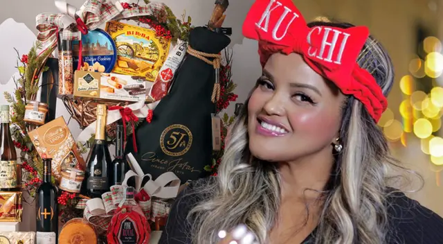 Kuchi la rompe con canasta navideña mejor que bancos.