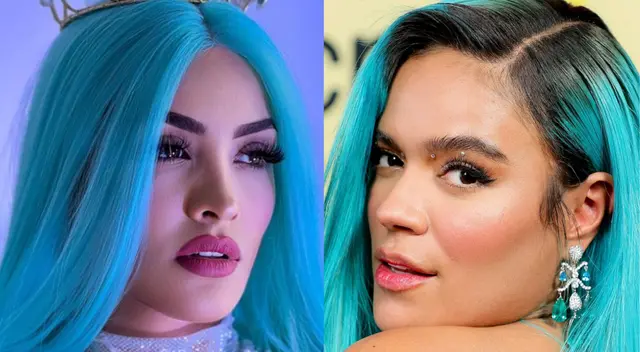 Michelle Soifer en varias ocasiones ha sido confundida con Karol G por el similar color de su cabellera. Michelle Soifer en varias ocasiones ha sido confundida con Karol G por el similar color de su cabellera.