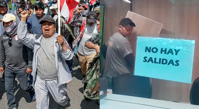 Paro de transporte se dará contra el gobierno de Dina Boluarte.