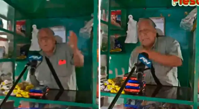 El reportero de ATV pasó por un tenso momento en La Victoria.
