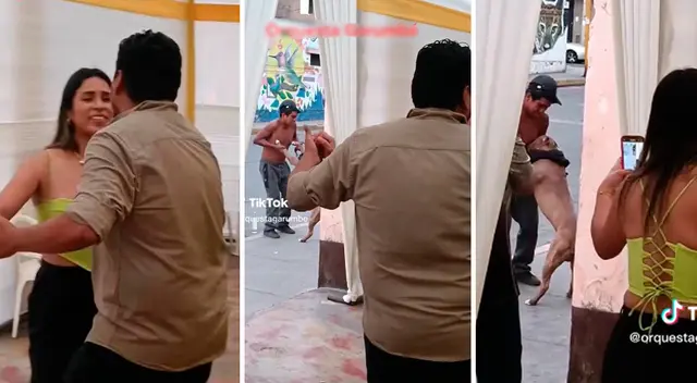 TikTok hizo viral un video donde un perrito daba sus pasos de baile ante la rumba que se vivía.