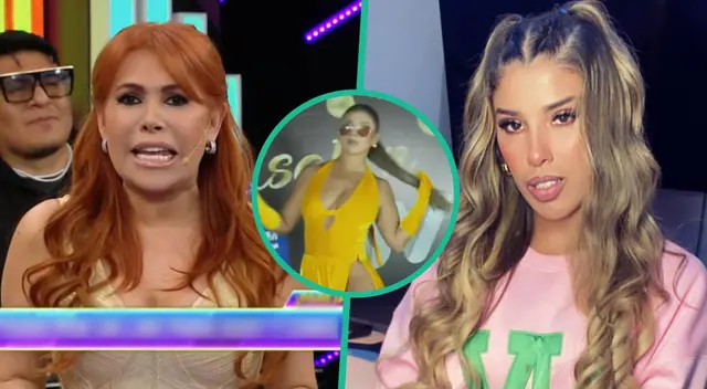 Magaly y su raje a Yahaira Plasencia por su look en programa de Año Nuevo. Magaly y su raje a Yahaira Plasencia por su look en programa de Año Nuevo.
