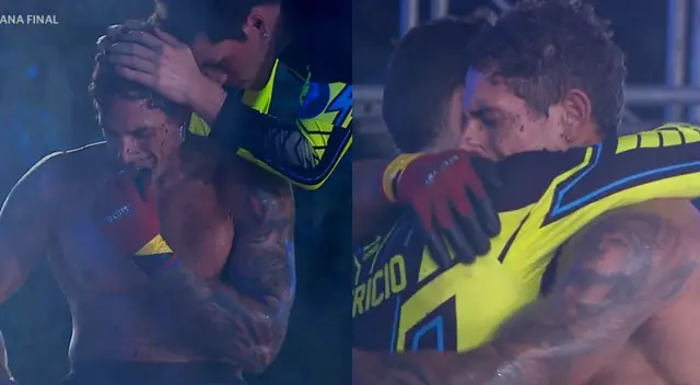 Patricio Parodi consoló a su amigo Hugo García tras conocer que era su última final en Esto es Guerra.