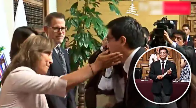 Dina Boluarte participó en ceremonia de clausura de la Academia Diplomática del Perú, donde uno de los graduados era su propio hijo. Dina Boluarte participó en ceremonia de clausura de la Academia Diplomática del Perú, donde uno de los graduados era su propio hijo.