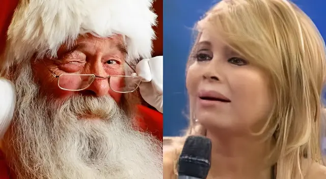 Gisela Valcárcel no esperó que Papá Noel le responda. Gisela Valcárcel no esperó que Papá Noel le responda.