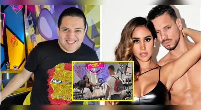 Samuel Suárez chanca a Melissa Paredes. Samuel Suárez chanca a Melissa Paredes.