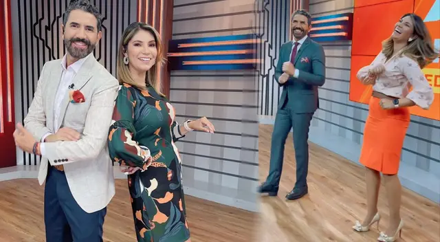 Alicia Retto se despide de su dupla televisiva, Fernando Díaz. Alicia Retto se despide de su dupla televisiva, Fernando Díaz.