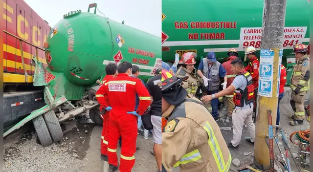 ATE: Cisterna choca con ferrocarril