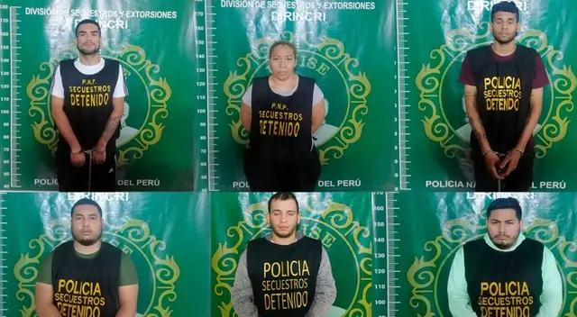 Los agentes de la División de Homicidios de la Dirincri de la Policía Nacional del Perú (PNP) detuvieron a seis extranjeros.