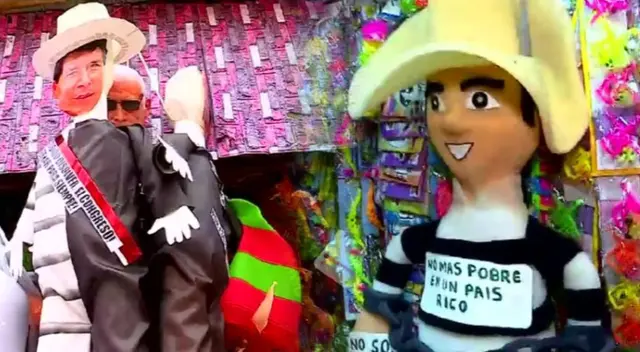 Piñatas de Pedro Castillo son las más vendidas