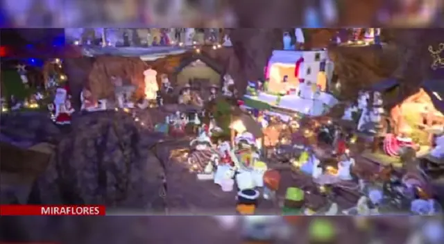 Nacimiento más grande del Perú construido en Miraflores