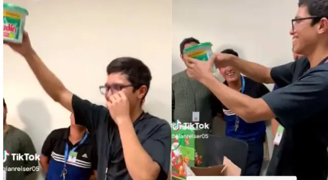 El joven se lleva un regalo que no olvidará. El joven se lleva un regalo que no olvidará.