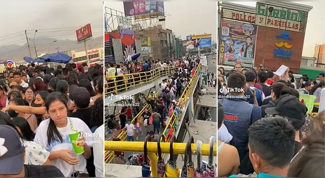 El puente de Mega Plaza está repleto de personas y usuarios en TikTok se burlan a horas de la Navidad. El puente de Mega Plaza está repleto de personas y usuarios en TikTok se burlan a horas de la Navidad.