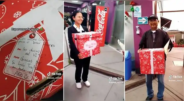 Las estudiantes tuvieron un lindo presente con el señor de seguridad e hicieron llorar a miles en TikTok. Las estudiantes tuvieron un lindo presente con el señor de seguridad e hicieron llorar a miles en TikTok.