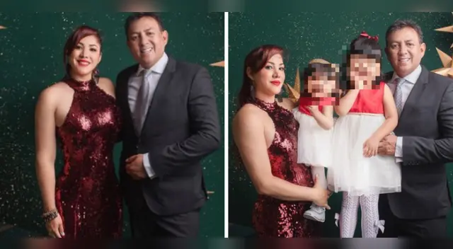 Lesly Castillo y su esposo posan por Navidad. Lesly Castillo y su esposo posan por Navidad.