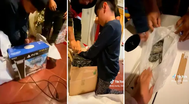 Quedó fascinado por el regalo, aunque todo se trató de una broma pesada. Quedó fascinado por el regalo, aunque todo se trató de una broma pesada.