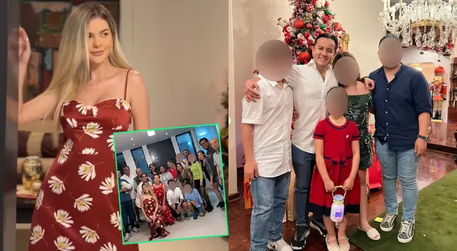 Brunelle Horna pasó la Navidad junto a su familia, igual que Richard Acuña.