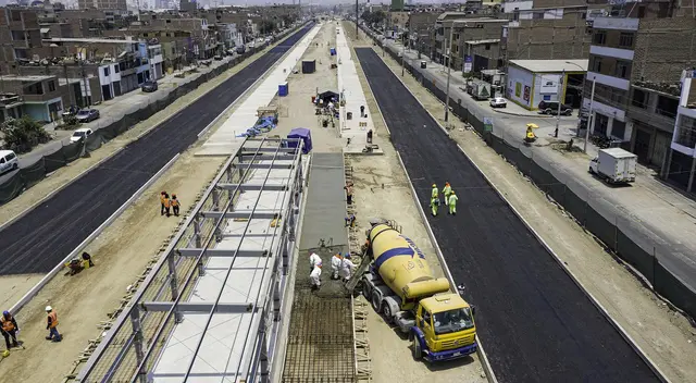 obras en la ampliación del Metropolitano obras en la ampliación del Metropolitano