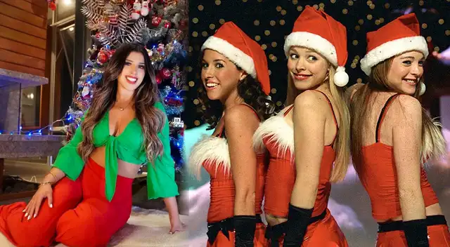 Yahaira Plasencia imita pasos de baile de 'Mean Girls' y enamoró a todos al ritmo de 'Jingle bell rock'.