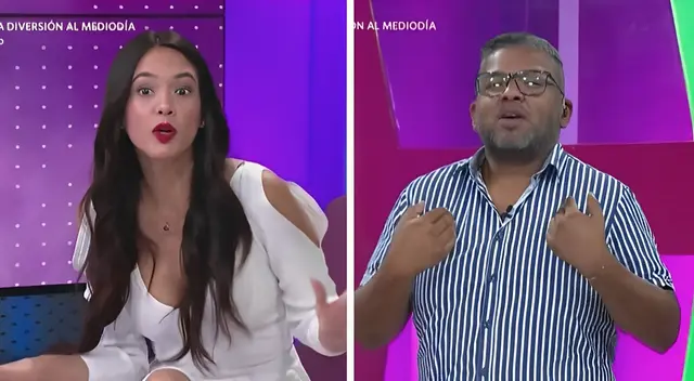 Jazmín Pinedo y Choca Mandros protagonizaron curioso momento.