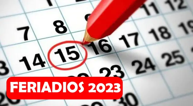 Mira los días no laborables y feriados para este 2023.