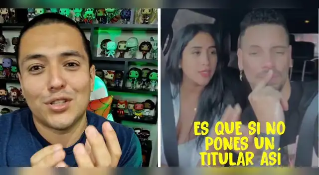 Samuel Suárez sorprendido con Melissa Paredes. Samuel Suárez sorprendido con Melissa Paredes.