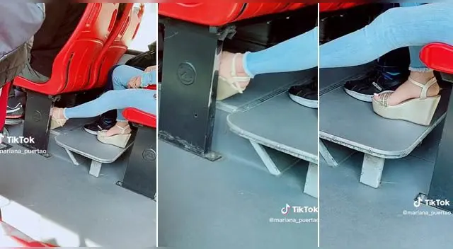 La curiosa escena llamó la atención de los usuarios en redes. La curiosa escena llamó la atención de los usuarios en redes.