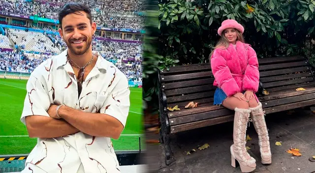 Austin Palao bromea con Flavia Laos por el uso de botas.