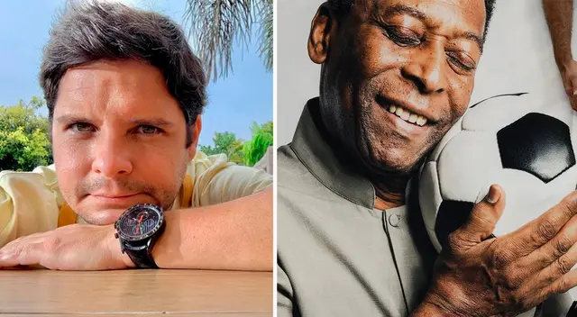 Gian Piero Díaz apenado tras la muerte de Pelé. Gian Piero Díaz apenado tras la muerte de Pelé.