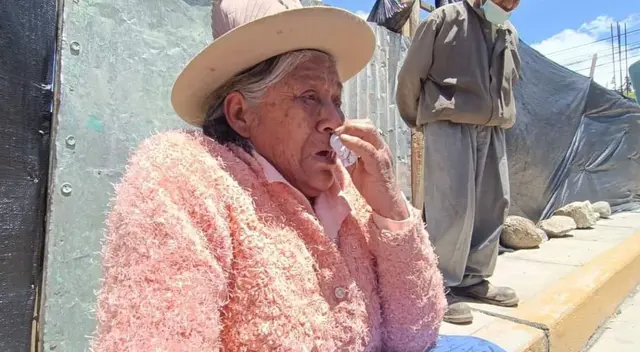 Catalina recibió el apoyo de los vecinos del sector Palmira en el distrito huaracino.