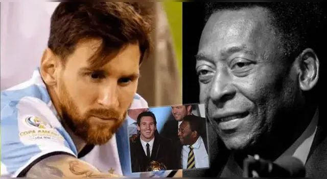 Así reaccionó Messi tras la partida de Pelé.