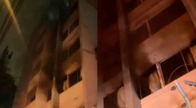 Los Bomberos llegaron hasta el lugar de los hechos y rescataron al padre de la víctima, Marco Antonio Mendoza Osorio.