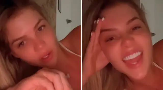 Brunella Horna mostró pruebas de que no editó post donde luce con Teófilo Cubillas.