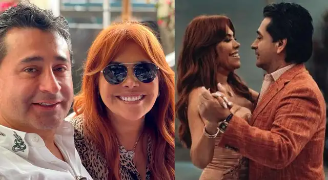 Magaly Medina se luce enamorada de Alfredo Zambrano.