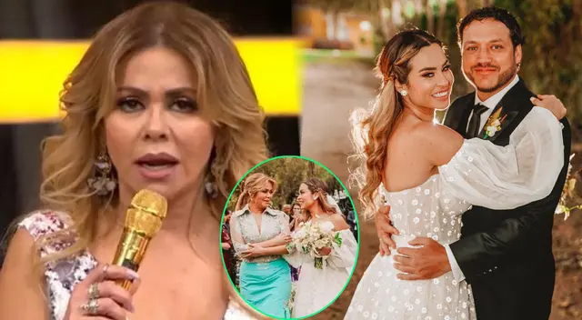 Gisela Valcárcel quedó sorprendida al saber que su hija Ethel Pozo se casaba con Julián Alexander.