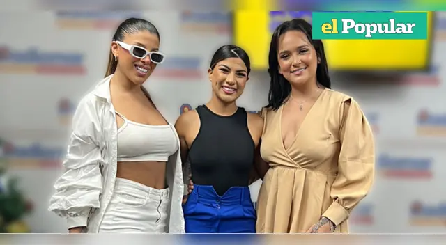 Yahaira Plasencia, Brunella Torpoco y Daniela Darcourt juntas por primera vez.