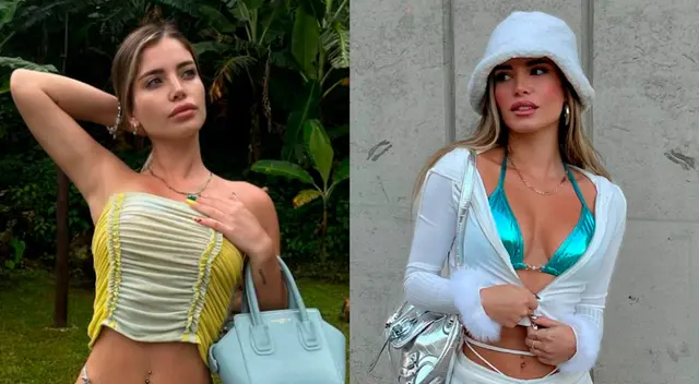 Flavia Laos recibió comentarios positivos de varios usuarios que resaltaron el look que usó en playa brasilera.