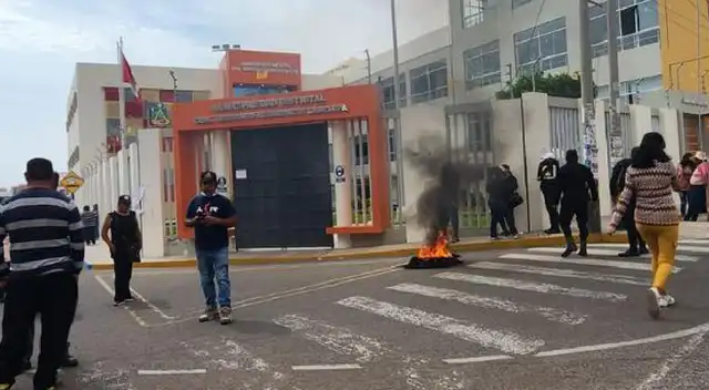 Municipio donde trabadores ediles protestaron