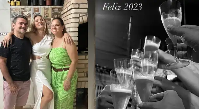 Cachaza se muestra feliz tras recibir el 2023, sin Rafael Cardozo.