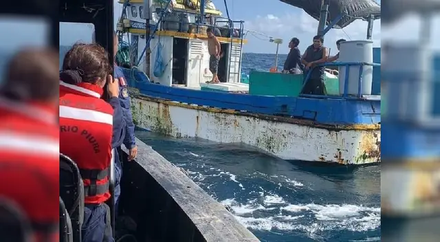 Embarcación perdida en altamar Embarcación perdida en altamar